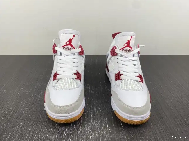 4 Retro DR5415-160 Jordan SB Pine Red 0601